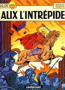 The cover of the first book of The Adventures of Alix, Alix L'Intrépide by Jacques Martin