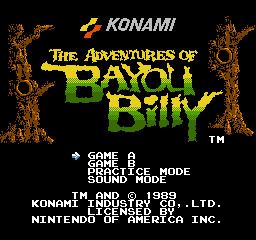 The Adventures of Bayou Billy Adventures of Bayou Billy The USA ROM lt NES ROMs Emuparadise