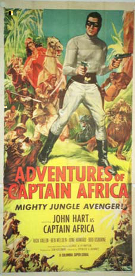 The Adventures of Captain Africa ADVENTUES OF CAPTAIN AFRICA MOVIE POSTER ADVENTURES OF CAPTAIN