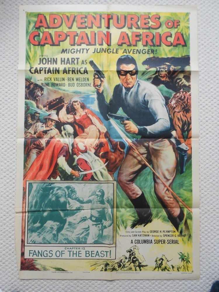 The Adventures of Captain Africa Adventures of Captain Africa Chapter 12 Original Movie Poster