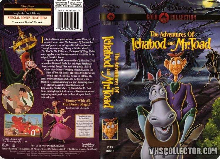 The Adventures of Ichabod and Mr. Toad The Adventures of Ichabod and Mr Toad VHSCollectorcom Your