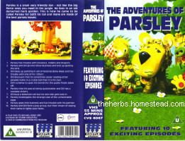 The Adventures of Parsley The HerbsParsley the Lion VHS video