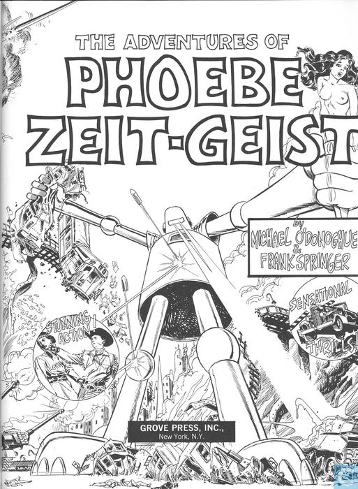 The Adventures of Phoebe Zeit-Geist Phoebe ZeitGeist The adventures of Phoebe Zeitgeist Comic book