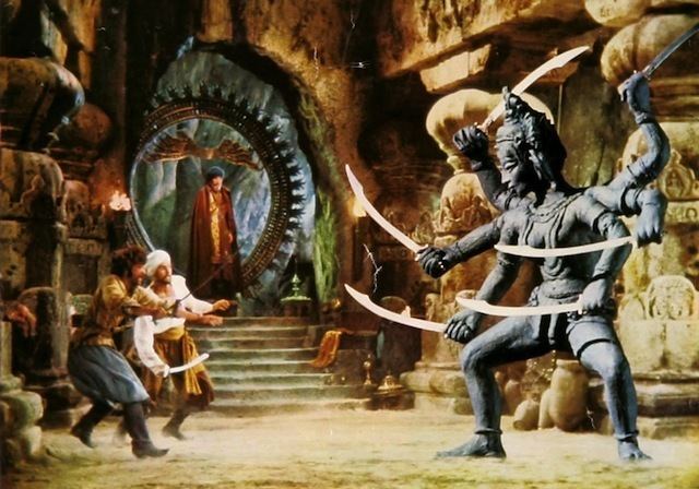 The Adventures of Sinbad (film) movie scenes A snowy Saturday afternoon was the perfect excuse to plop down with these two new Ray Harryhausen driven adventure fantasy films from 1973 and 1977 