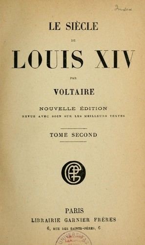 Complete Works of Voltaire 13A: Siecle de Louis XIV (III) by Diego  Venturino, Hardcover