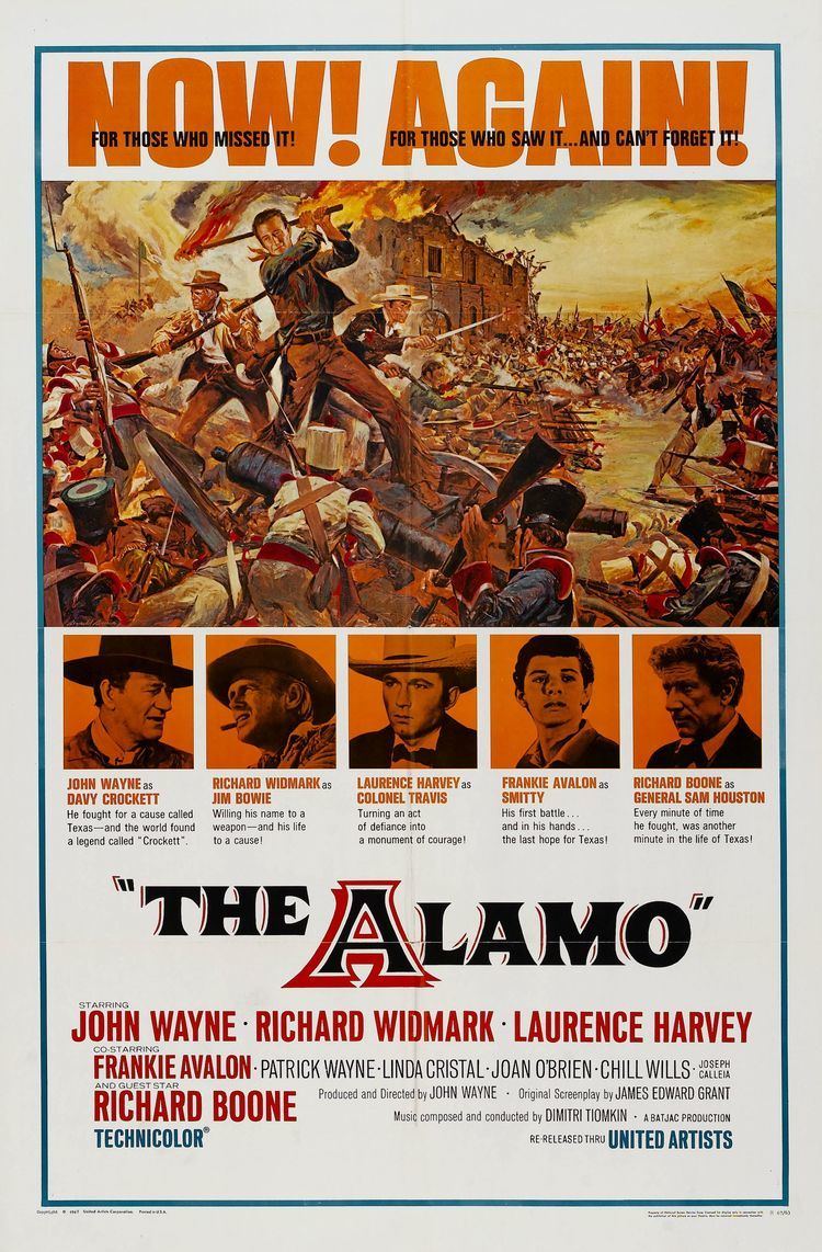 The Alamo (1960 film) Duke as Davy Crockett in The Alamo 1960 John Wayne Pinterest