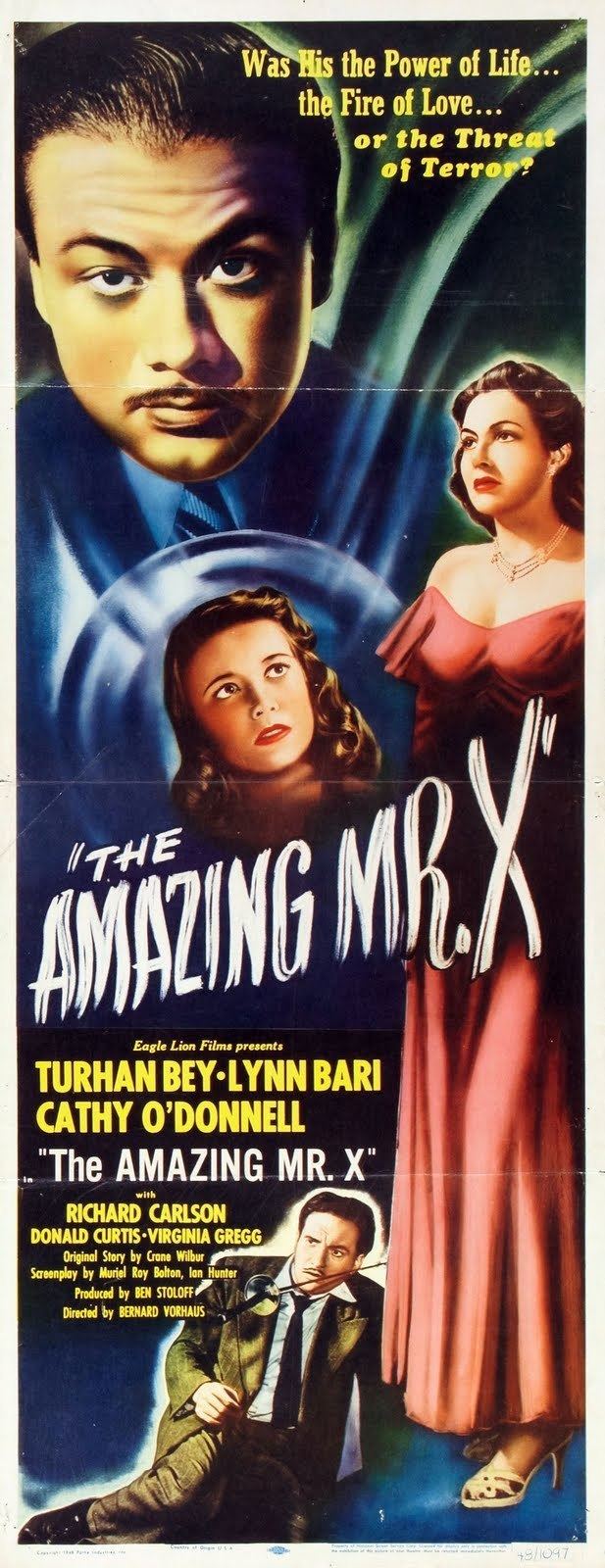 The Amazing Mr. X Noir on Tuesday THE SPIRITUALIST 1948 Tipping My Fedora