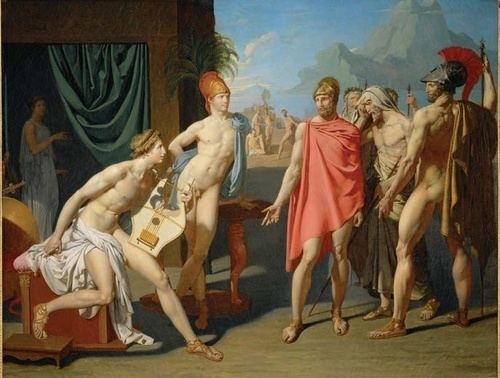 The Ambassadors of Agamemnon in the tent of Achilles httpssmediacacheak0pinimgcom736xf9a35c
