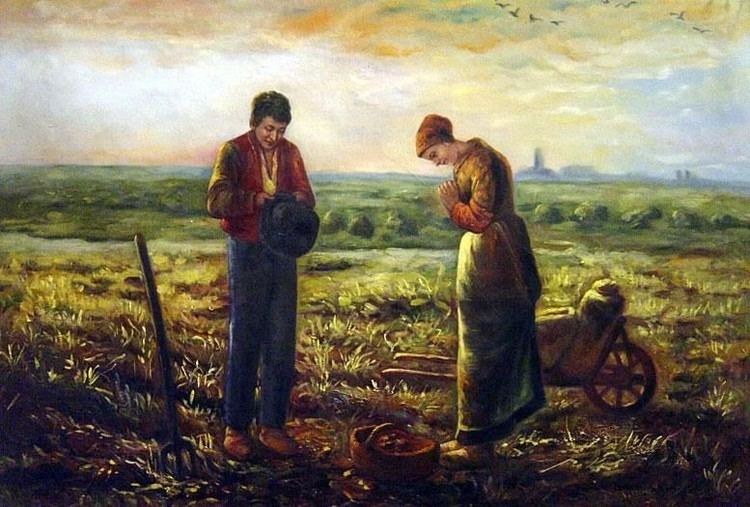 The Angelus (painting) The Angelus Oil Painting by Jean Francois Millet Walloilpainting