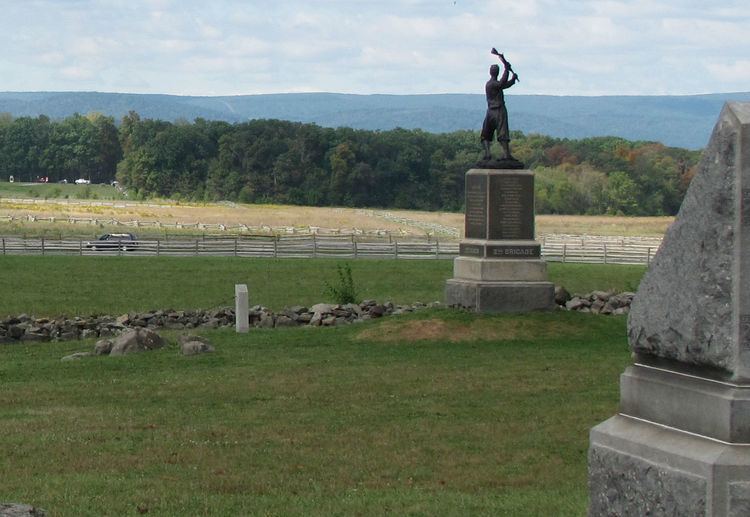 The Angle Union statue at Gettysburg battlefield damaged in storm News