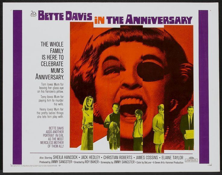 The Anniversary (1968 film) The Anniversary 1968 Dir Roy Ward Baker Below The Radar