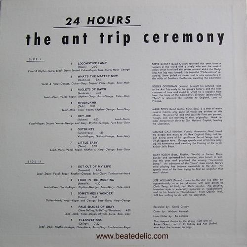 The Ant Trip Ceremony Beatedelic Records 60s and 70s Vinyl CDs original pressings and