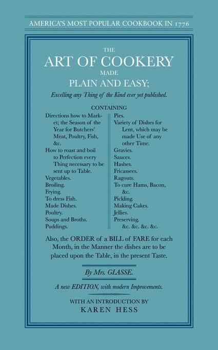 The Art of Cookery made Plain and Easy t3gstaticcomimagesqtbnANd9GcQWBp09I5IlbHrGx2