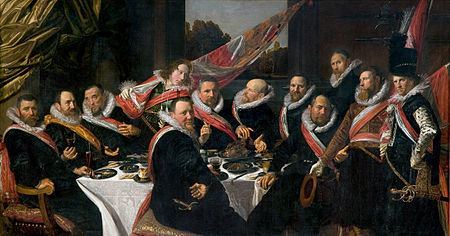 The Banquet of the Officers of the St George Militia Company in 1616 httpsuploadwikimediaorgwikipediacommonsthu