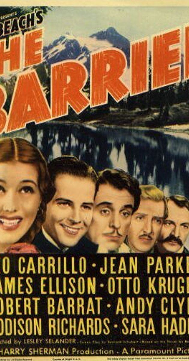The Barrier (1937 film) The Barrier 1937 IMDb