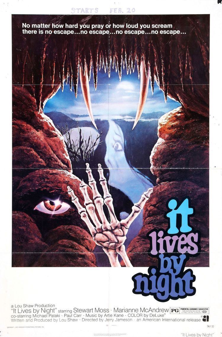 The Bat People Poster for The Bat People aka It Lives by Night 1974 USA