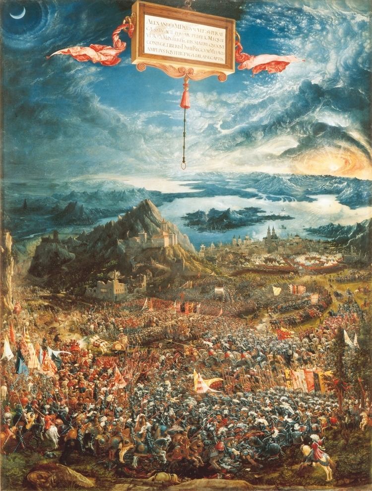 The Battle of Alexander at Issus The battle of Alexander at Issus Albrecht Altdorfer 1529