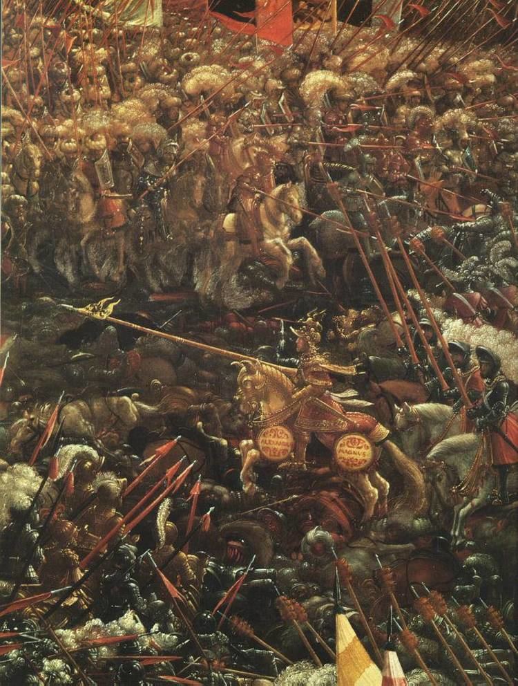 The Battle of Alexander at Issus WebMuseum Altdorfer Albrecht The Battle of Alexander at Issus