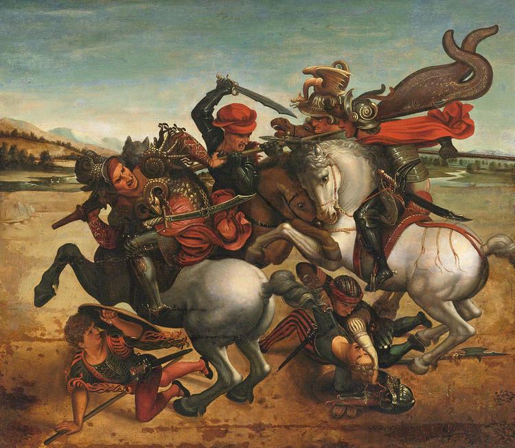 The Battle of Anghiari (painting) The Fight For The Standard From The Battle Of Anghiari Painting by