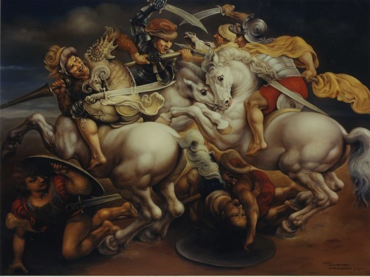 The Battle of Anghiari (painting) Finishing Da Vinci Angus Carroll39s Blog