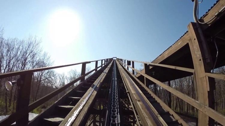 The Beast (roller coaster) The Beast Wooden Roller Coaster POV Legendary Classic Woodie at
