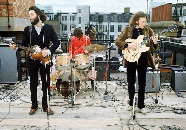 The Beatles' rooftop concert vintage everyday Wonderful Color Photographs of The Beatles