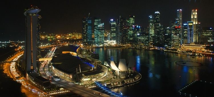 The Beautiful City Panoramio Photo of Night view from the beautiful city Singapore