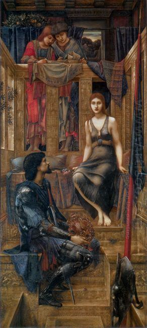 The Beguiling of Merlin The Beguiling Of Merlin Merlin and Vivien by Edward Burne Jones