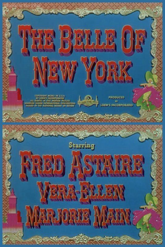 The Belle of New York The Belle of New York 1952 The Blonde at the Film
