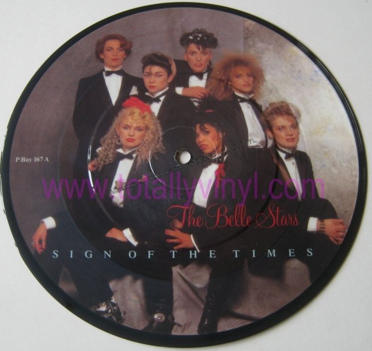 The Belle Stars Totally Vinyl Records Belle Stars The Sign of the times 7 Inch
