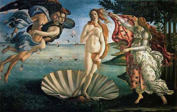 The Birth of Venus Birth of Venus by Sandro Botticelli at Uffizi Gallery in Florence
