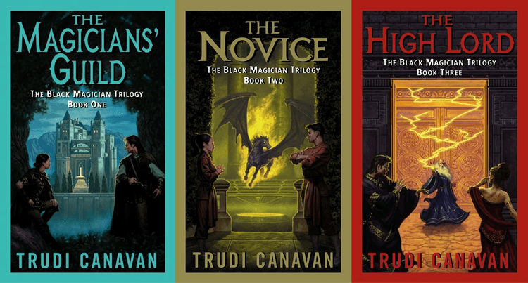 The Black Magician (novel series) Dragons Heroes and Wizards The Black Magician Trilogy by Trudi