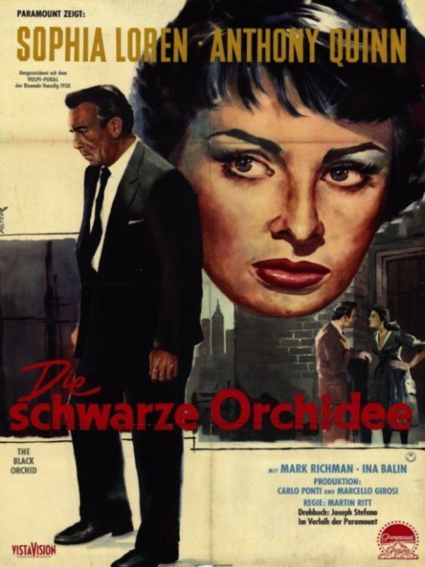 The Black Orchid (film) 1958 Sophia LOREN tourne aux cts d Anthony QUINN dans The