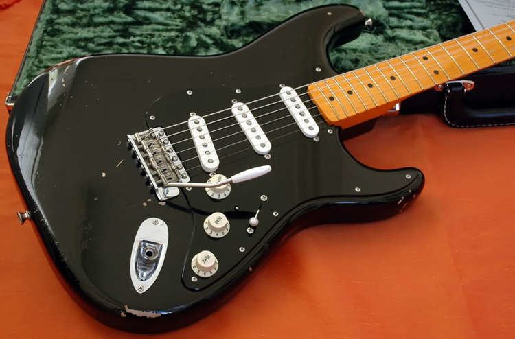 The Black Strat The Black Strat Build 1 What a body Fender Custom Shop 69
