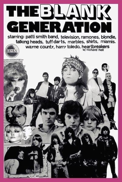 The Blank Generation BLANK GENERATION DVD 1976 PUNK MOVIE on DVD CBGBs Maxs Kansas