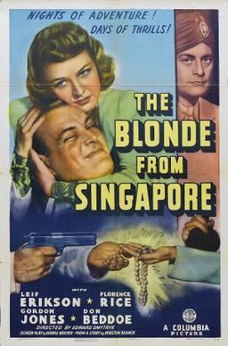 The Blonde from Singapore movie poster