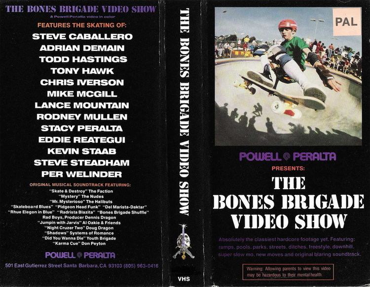 The Bones Brigade Video Show Powell Peralta The Bones Brigade Video Show skate video cover