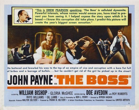 The Boss (1956 film) The Boss 1956 Movie Poster 1940 1959 Pinterest John