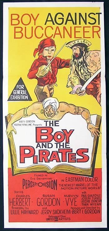 The Boy and the Pirates BOY AND THE PIRATES Movie poster 1960 Rare Original daybill