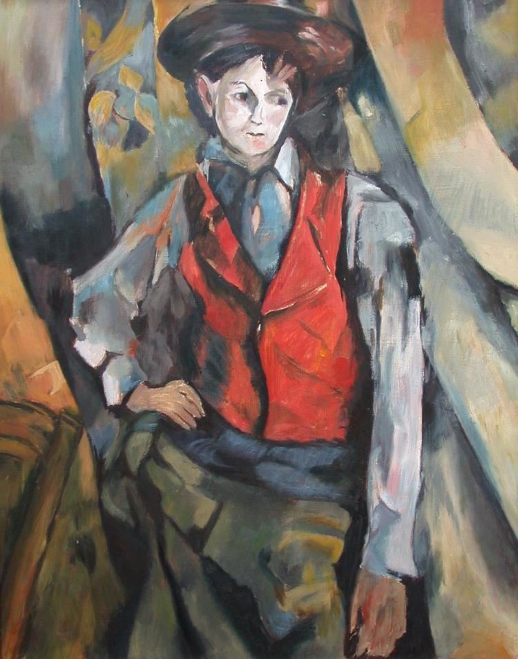 The Boy in the Red Vest The Boy in the Red Vest The Painting of Emotional Paul Czanne