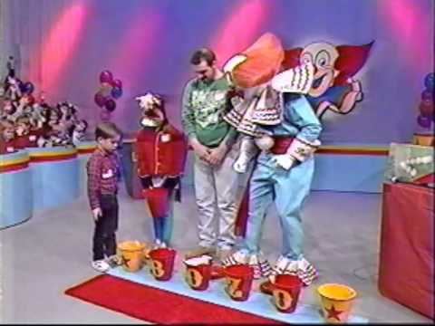 Anthony, Amanda, and Tony on the Bozo the Clown’s Grand Prize Game