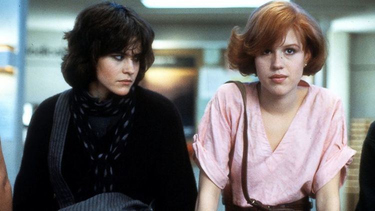 The Breakfast Club movie scenes Ally Sheedy and Molly Ringwald in a scene from the film The Breakfast Club 1985 