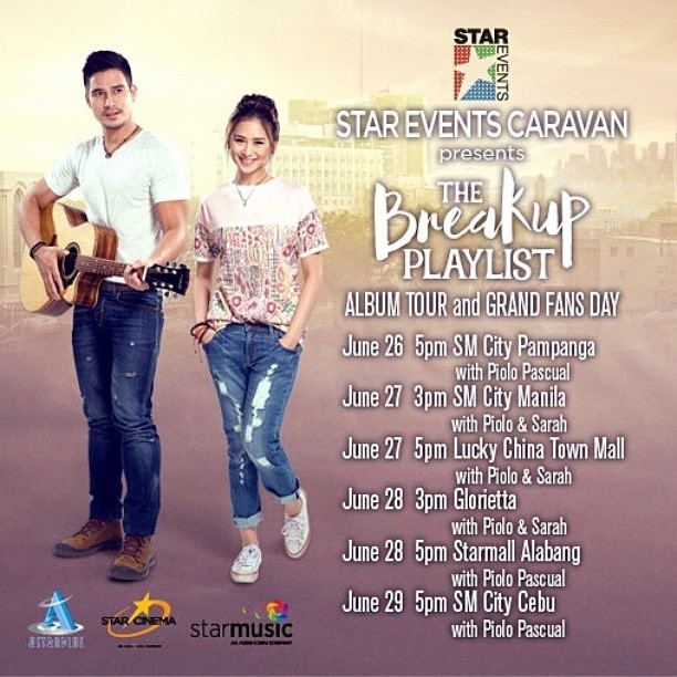 The Breakup Playlist The Breakup Playlist Movie Album Tour and Grand Fans Day Schedule