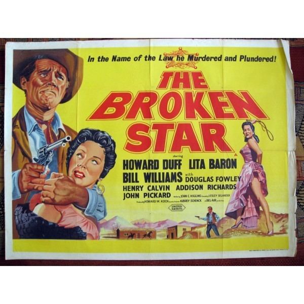 The Broken Star The Broken Star 1956 Original British Quad