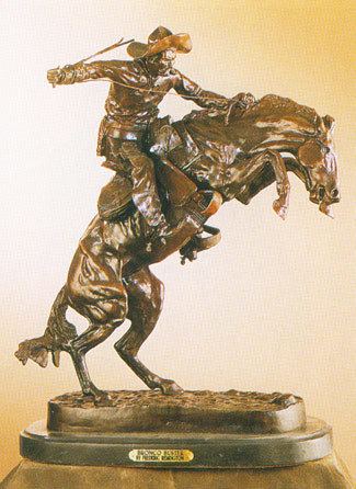 The Bronco Buster Bronco Buster Bronze Sculpture Statue by Frederic Remington