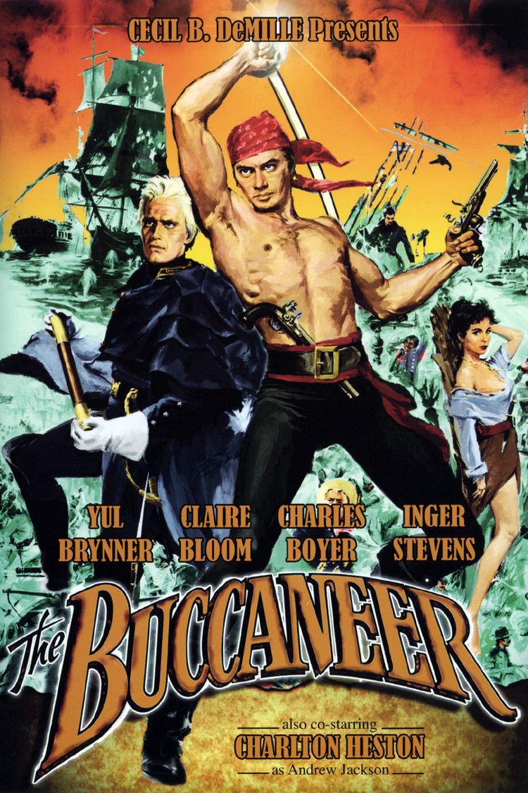 The Buccaneer (1958 film) wwwgstaticcomtvthumbdvdboxart3313p3313dv8