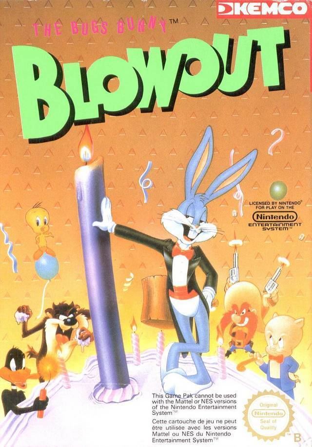 The Bugs Bunny Birthday Blowout The Bugs Bunny Birthday Blowout Box Shot for NES GameFAQs