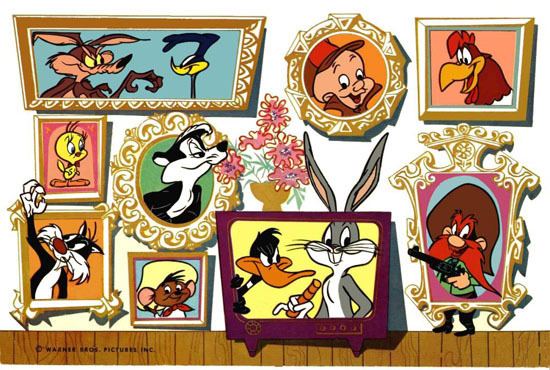 The Bugs Bunny Show Warner Cartoon Postcards Cartoon Research