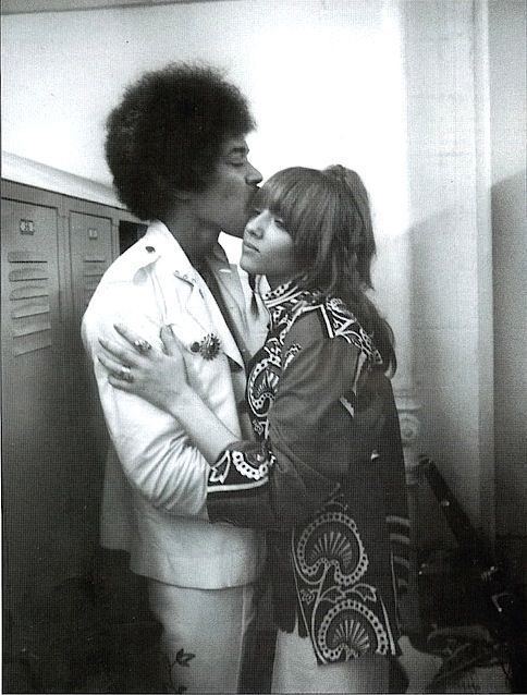 The Cake a very young Jeanette Jacobs The Cake with boyfriend Jimi Hendrix