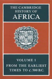 The Cambridge History of Africa httpsuploadwikimediaorgwikipediaenff7The